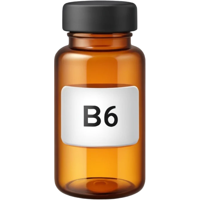 Vitamin b6 in a bottle emoji