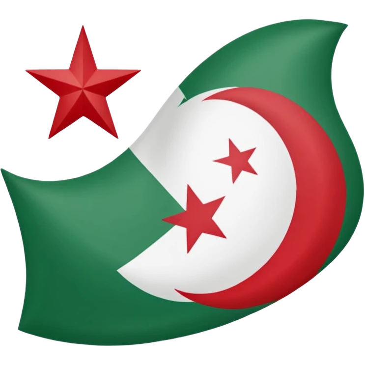 Algerian flag emoji