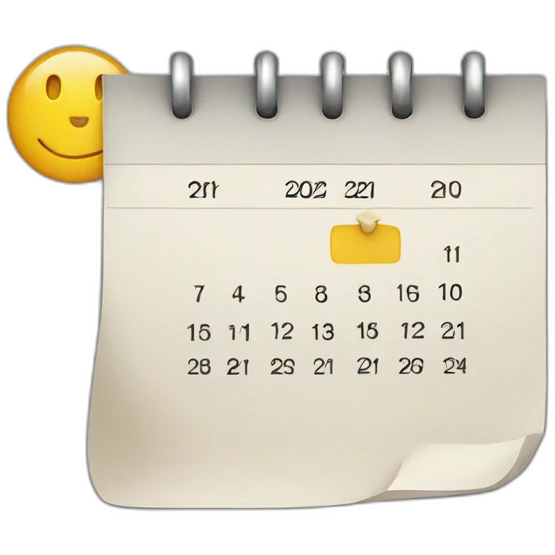 calendar emoji