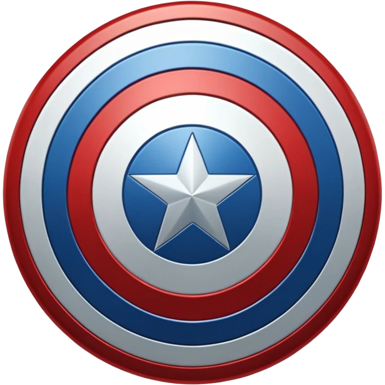 Captain America sheild emoji