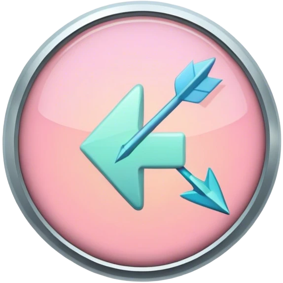 pastel button arrow emoji