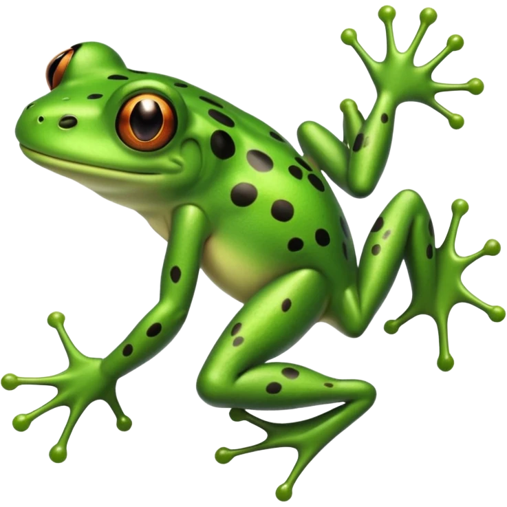 frog jumping emoji