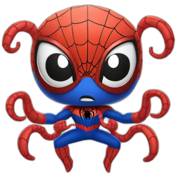 spider man combat octopus emoji