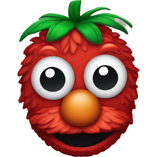 Cute Elmo head emoji