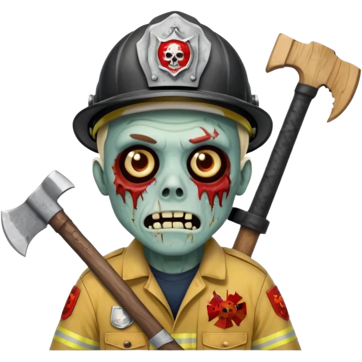 zombie firefighter emoji