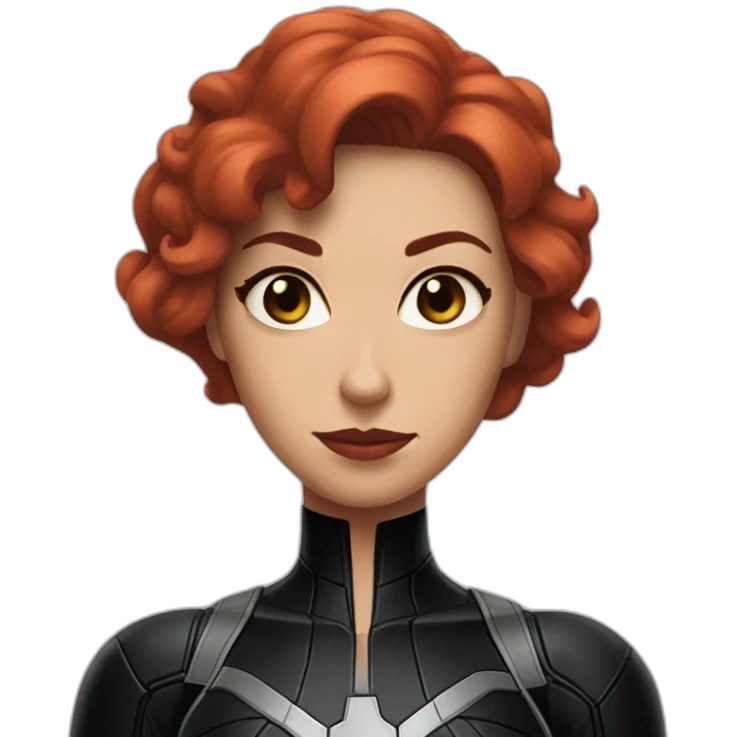 Black widow marvel emoji
