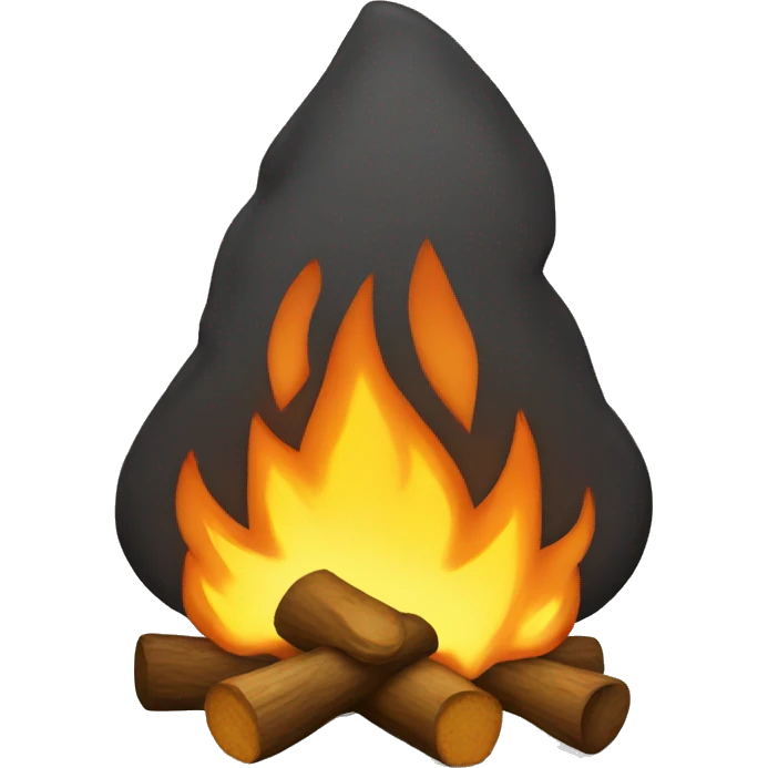  bonfire with camp emoji