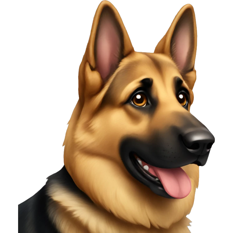 German shepherd  emoji