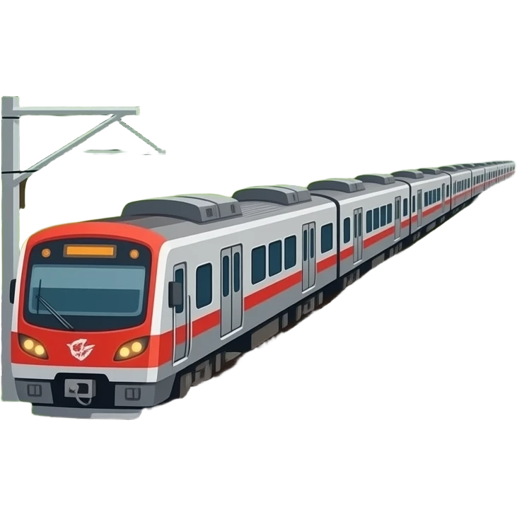 A CPTM Train Derailed On the Presidente Castelo Branco Highway, near the Graal Barueri roadside service emoji