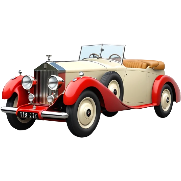  1949 luxury racing  Rolls Royce lowered powerful 4 cylinder engined racing car featuring advanced rugged 4 wheel independent suspension, power steering, disc brakes and small leather covered steering wheel  emoji