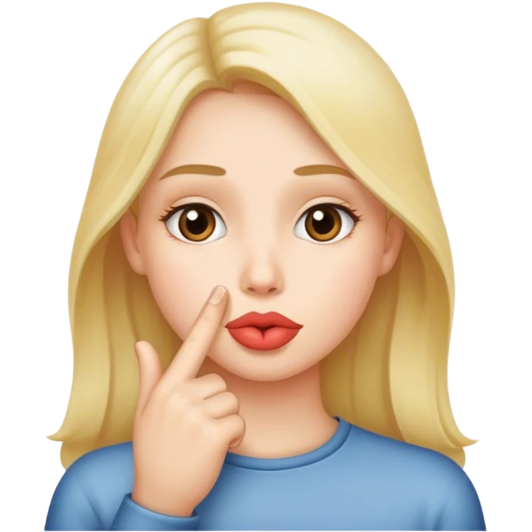 shhh emoji