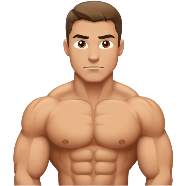 Man with buff shoulders emoji