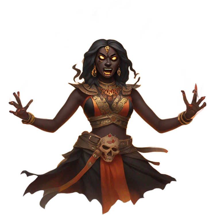 kali arising from ashes emoji