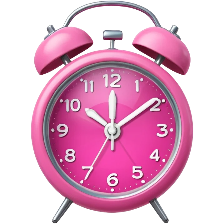 pink alarm emoji