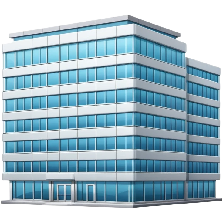 A professional office building representing a company emoji
