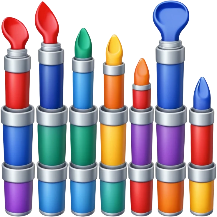 paint tubes emoji
