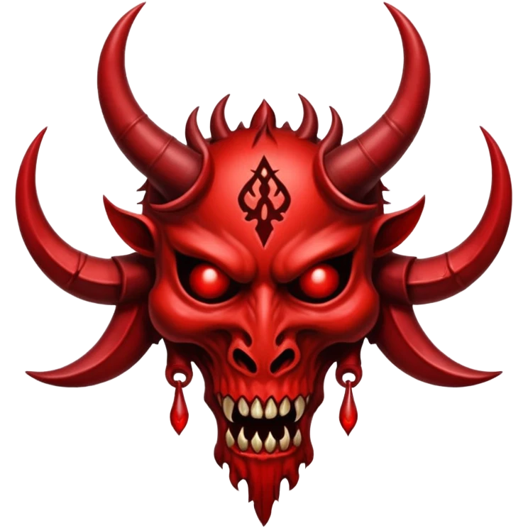 Символ демонической жертвы emoji