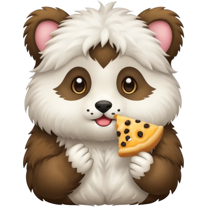 cute animal eating food emoji