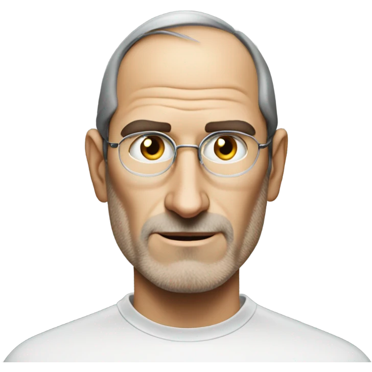 steve jobs sweaty emoji