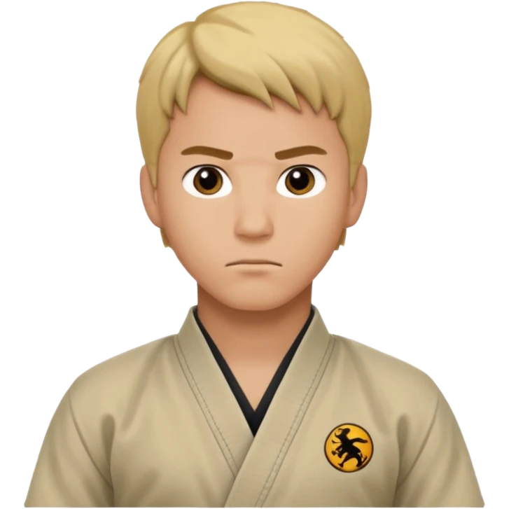Miguel from Kobra Kai realistic  emoji