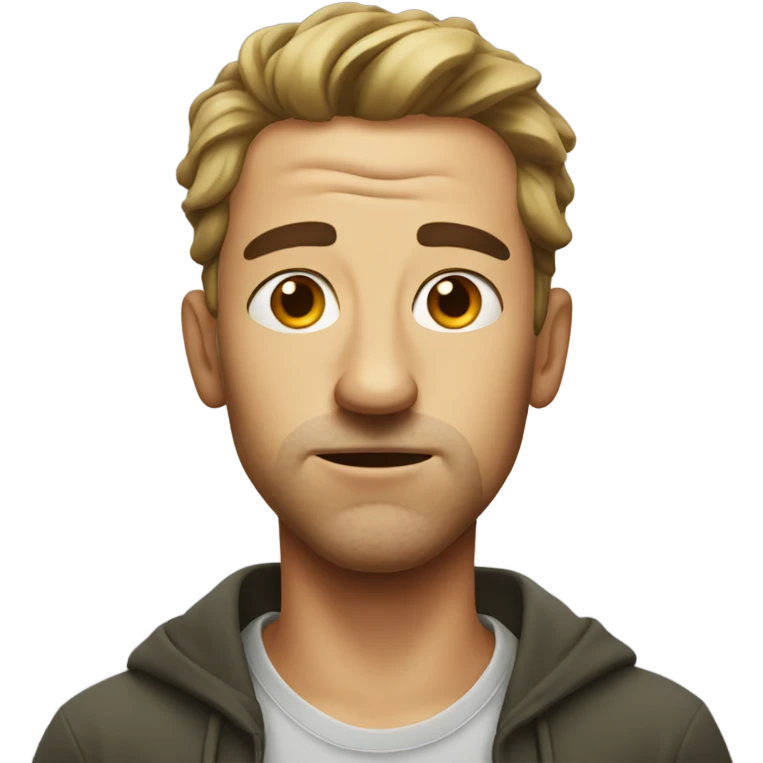 Guy with big snot emoji