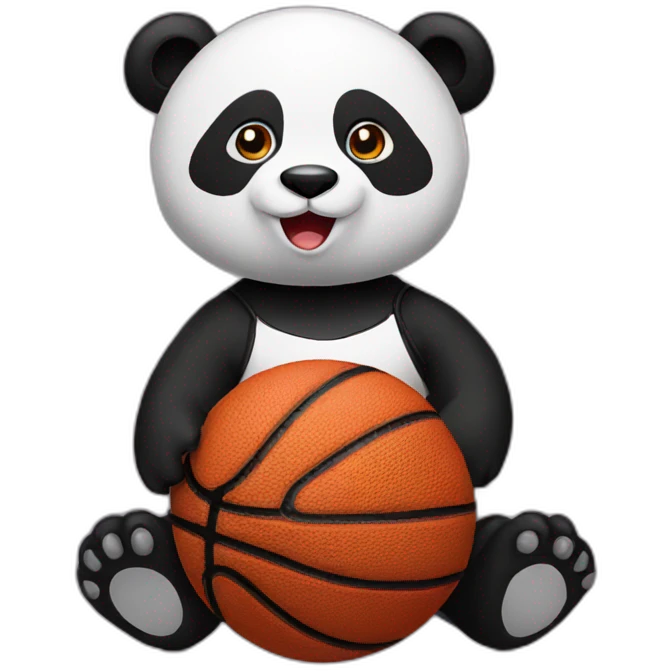 Panda basketball emoji