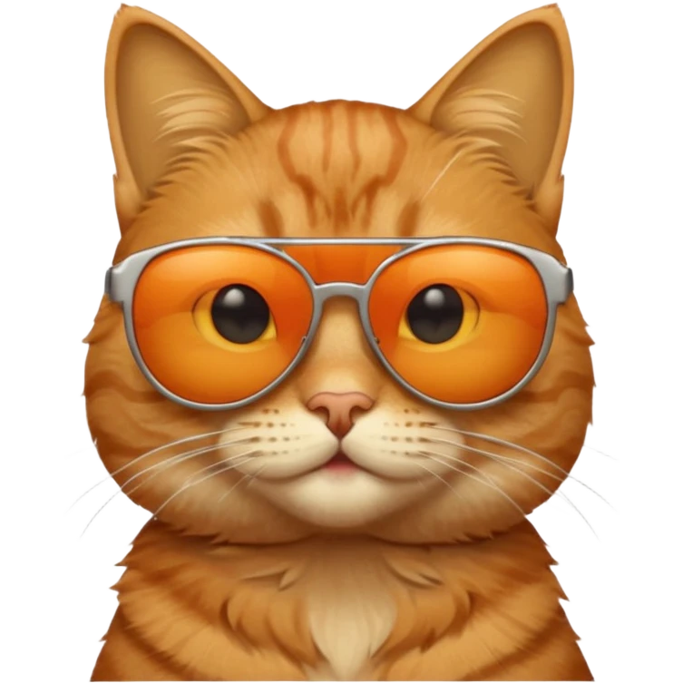 Cat wearing sunglasses emoji