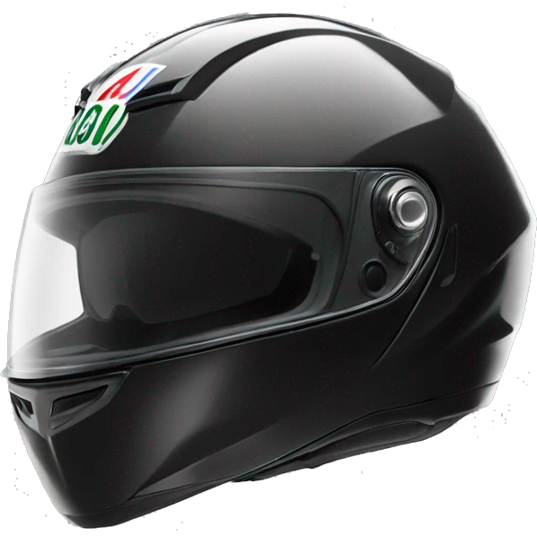 black AGV bike helmet emoji