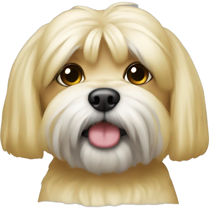 Blonde shitzu emoji