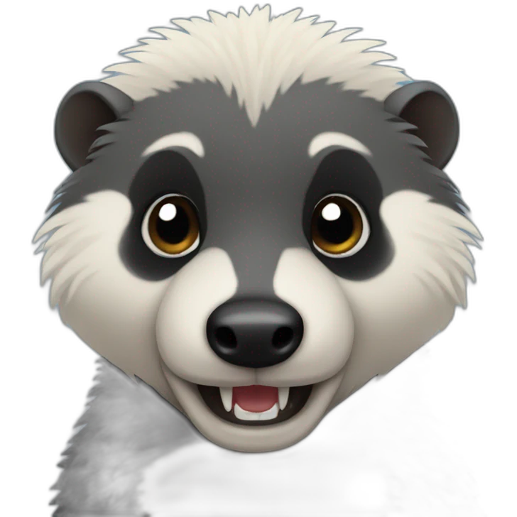 cute honeybadger emoji