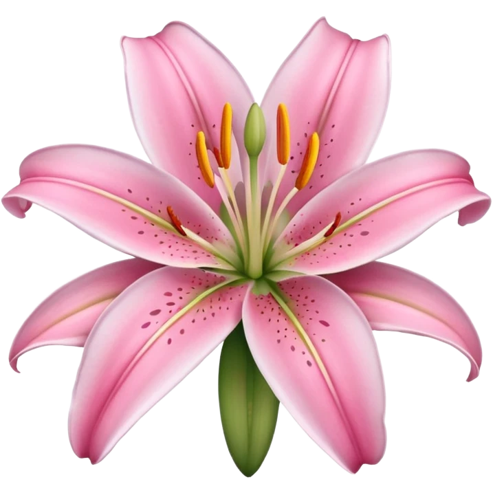 lily flower pink emoji