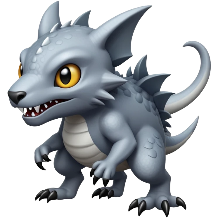 Greyish Fakémon-creature emoji