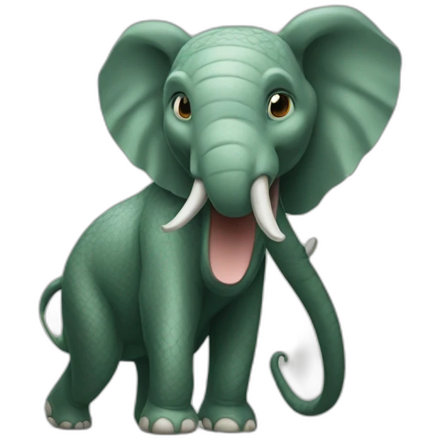 Éléphant serpent emoji