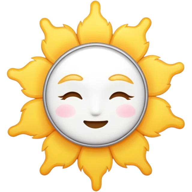 sun pact whit powder but not charcter together emoji