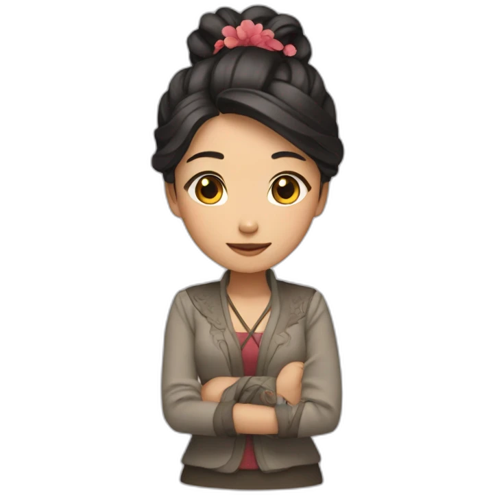 美女生气 emoji