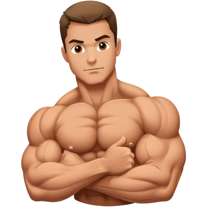 bodybuilder forearm exercise emoji