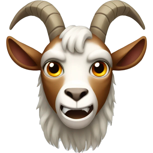 angry goat emoji