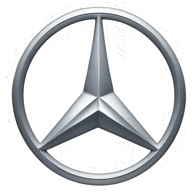 Mercedes benz logo emoji