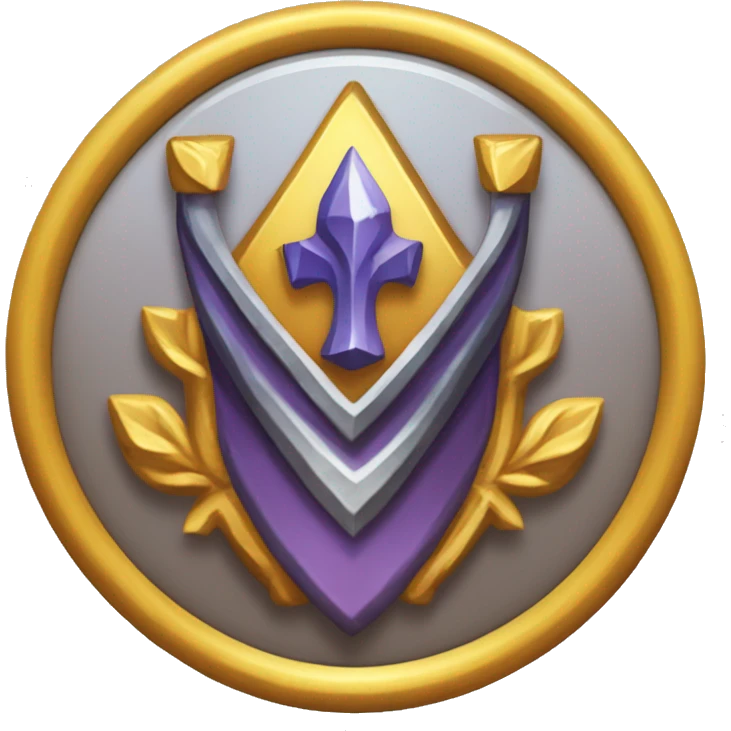  émoji d'une medaille de rank d'une guild  'Adamantite'  emoji