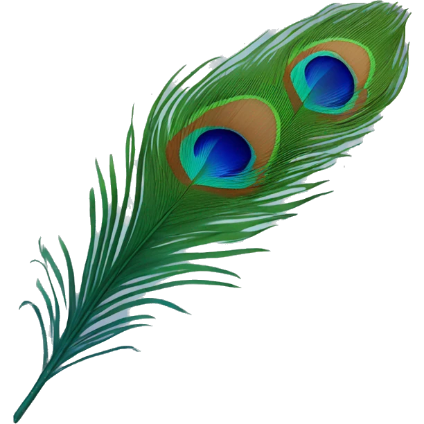 peacock feather emoji