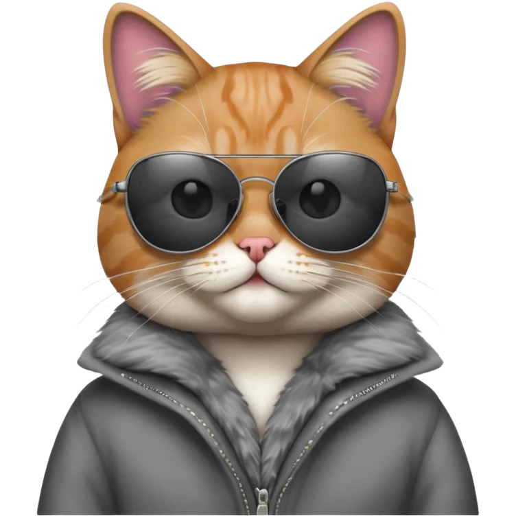 Cat wearing sunglasses emoji