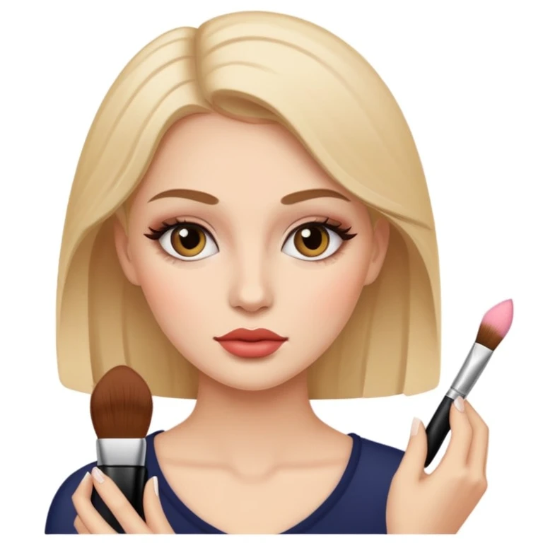 A Women with do makeup  emoji