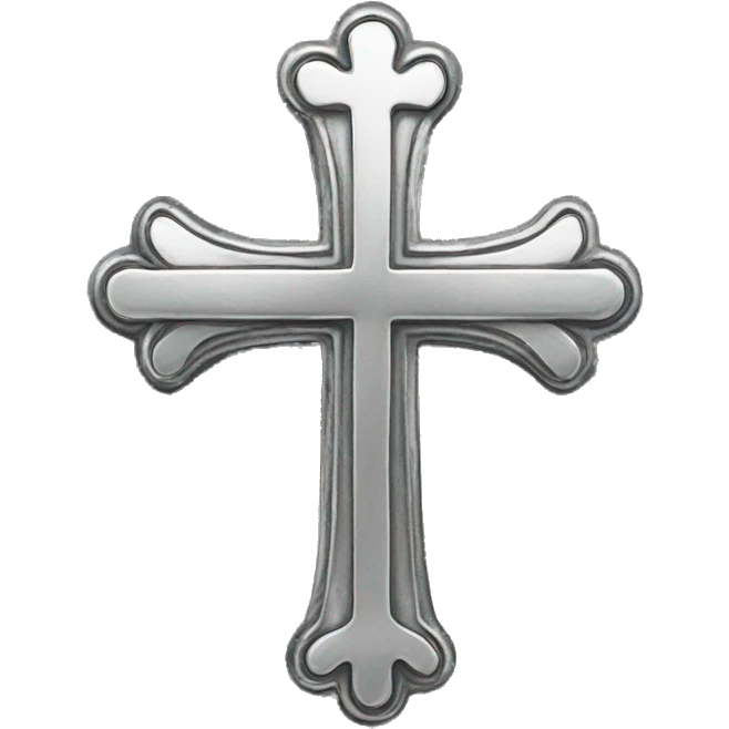 silver cross emoji
