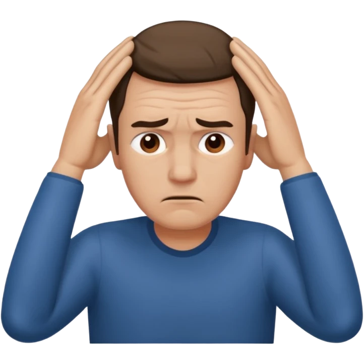 Man overthinking  emoji