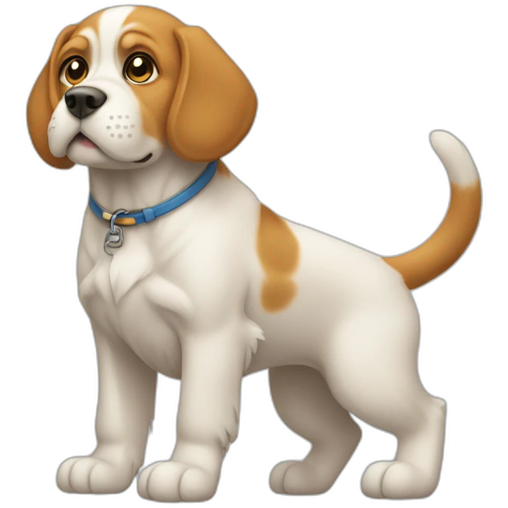 dog llifting a cat emoji
