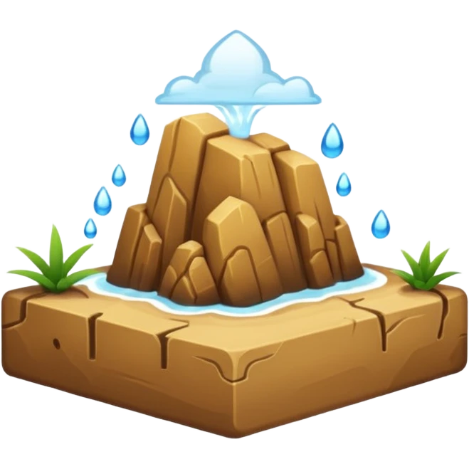 blocco di arenaria, si vedono bene gli strati emoji