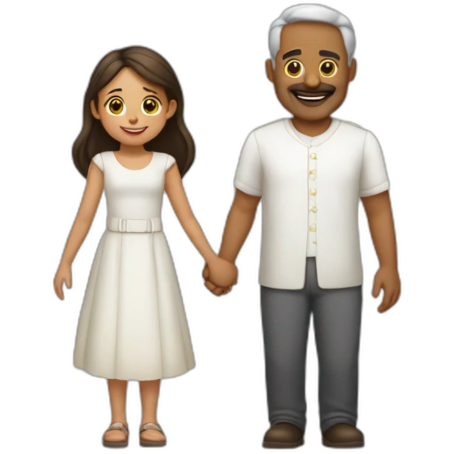 padre e hija emoji