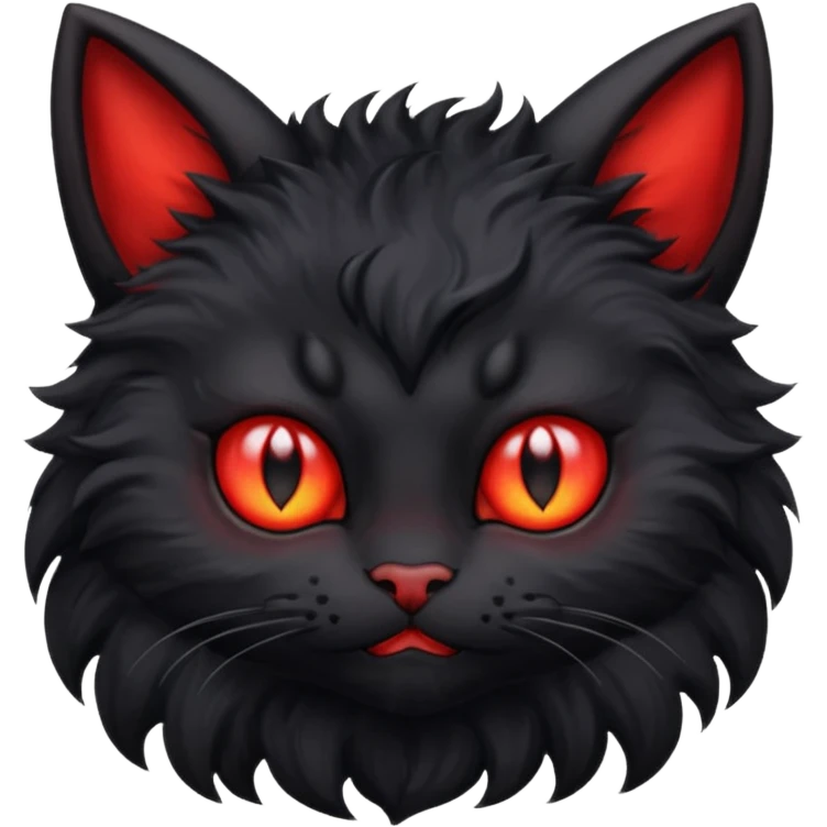 sweet baby demon cat emoji
