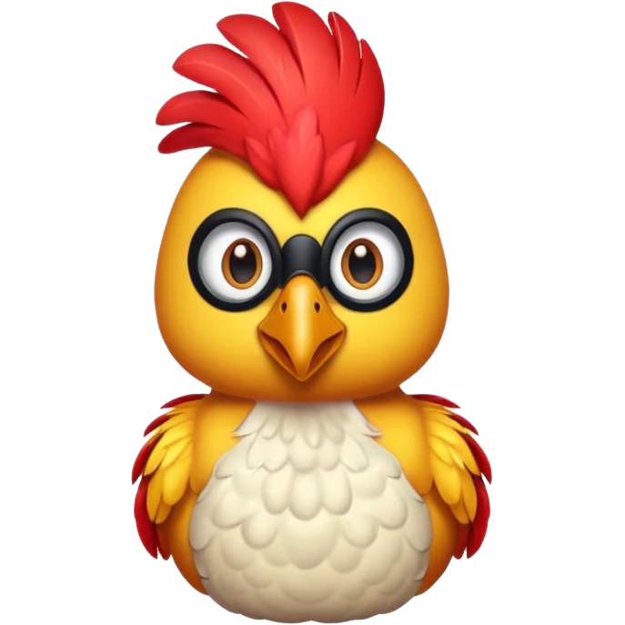 pollo spettatore emoji