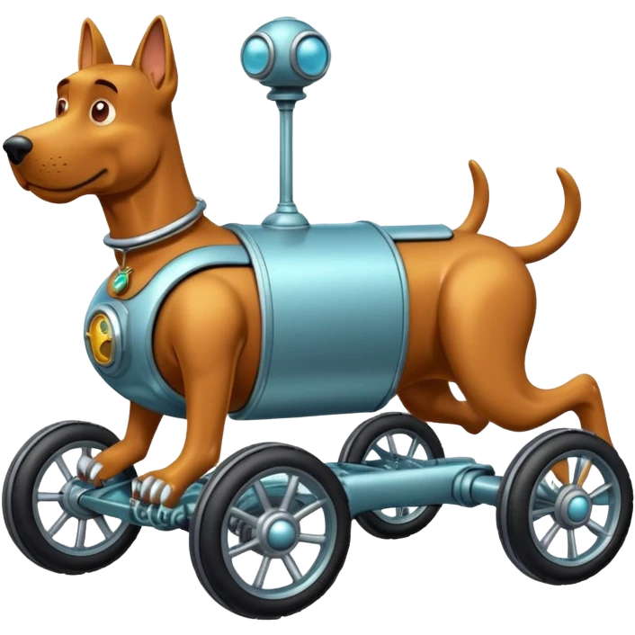  antique tall truck robotic twenty passenger Moon rover Scooby Doo emoji